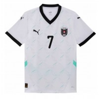 Maglie da calcio Austria Marko Arnautovic #7 Seconda Maglia Femminile Europei 2024 Manica Corta